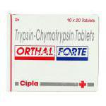 オーサル フォルテ Orthal Forte, トリプシン・キモトリプシン配合 錠 (Cipla) 箱
