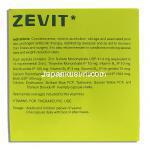 ゼビット Zevit, ビタミンBコンプレックス・ビタミンC・亜鉛配合 マルチビタミン カプセル (Re