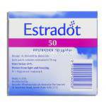 エストラドット Estradot 50mcg 経皮吸収 (Novartis) 箱裏面