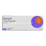 アルテース ジェネリック, ラミプリル Ramipril 5mg カプセル (Teva) 箱