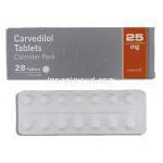 カルベジロール Carvedilol 25mg (Almus) カレンダーパック