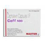 セフ Ceff, ジェネリック・ケフレックス, セファレキシン 500mg 錠 (Maxter)