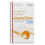 シンプリーワン SimplyOne, フマル酸ホルモテロール / シクレソニド, 6mcg/ 200mcg 吸入用カプセル (Cipla) 箱