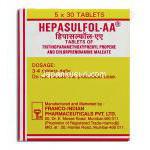 ヘパサルフォル-AA  Hepasulfol-AA, アテネントール ジェネリック, アネトールトリチオン 12.5mg 錠 （Franco-Indian P