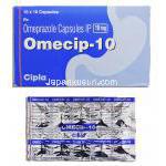 オメシップ Omecip, オメプラゾール , 10mg カプセル (Cipla)