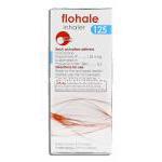 フロヘール Flohale, Advair Diskusジェネリック, サルメテロール / フルチカゾン配合 125 mcg 吸入剤 箱裏面