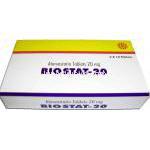 バイオスタット Biostat, リピトール ジェネリック, アトルバスタチン 20mg 錠 (Sava medica) 箱