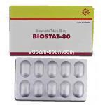 バイオスタット Biostat, リピトール ジェネリック, アトルバスタチン 80mg 錠 (Sava medica)