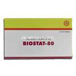 バイオスタット Biostat, リピトール ジェネリック, アトルバスタチン 80mg 錠 (Sava medica) 箱