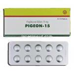 ピジョン15 Pigeon-15, アクトス ジェネリック, ピオグリタゾン, 15mg, 錠