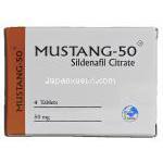 ムスタン-50 Mustang-50, シルデナフィル, 50mg, 錠 箱