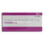 バナドン10 Vanadon-10, アリセプト ジェネリック, ドネベジル, 10mg, 錠 箱