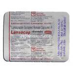 ランソキャップ Lansocap, タケプロン ジュエリック, スタンゾーム SR, 30mg, カプセル 包装裏面