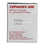 セファデックス-500 Cephadex-500, ケフレックス ジェネリク, セファレキシン, 500mg, カプセル 製造者