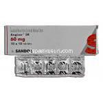 アンジコールSR Angicor SR, アイトロール ジェネリック, 硝酸イソソルビド, 60mg, 錠