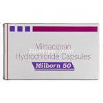 ミルボーン Milborn 50, トレドミン ジェネリック, ミルナシプラン, 50mg, カプセル 箱