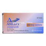 エビリファイ  Abilify, アリピプラゾール  30mg 錠 箱