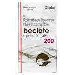 ベクロメタゾン, Beclate,200mcg 200md 吸入剤 (Cipla)