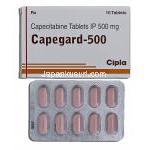 ケープガード Capegard, ゼローダ ジェネリック, カペシタビン  500mg 錠 (Cipla)