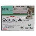 コンフォーティス Comfortis, スピノサド, 560mg, チュアブル錠, 9.1 - 18 kg 犬用 箱