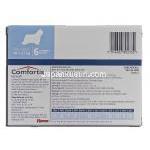 コンフォーティス Comfortis, スピノサド, 810mg, チュアブル錠, 18.1 - 27 kg 犬用 箱側面