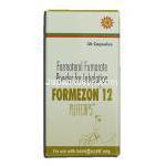 フォルメゾン12 Formezon 12, フマル酸ホルモテロール, 吸入用パウダー 箱側面2