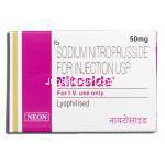 ニトサイド Nitoside, ニトプロ持続静注液, ニトロプルシドナトリウム, 50mg 注射