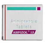 アルピゾル15 Arpizol 15, アビリファイ ジェネリック, アリピプラゾール 15mg, 錠 箱