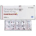 オルメトラック40 Olmetrack 40, オルメテック ジェネリック,オルメサルタンメドキソミル 40mg