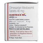 オルメトラック40 Olmetrack 40, オルメテック ジェネリック,オルメサルタンメドキソミル 40mg, 箱側面