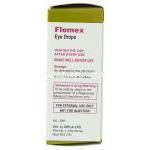 フルオロメトロン, Flomex,  0.1% w/v  5ML 点眼薬 (Cipla) 箱