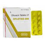 オフロタス-200 オフロタス-200 Oflotas-200, タリビッド ジェネリック, オフロキサシン, 200 mg, 錠