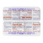 ファアモル-650 Paarmol-650, アセトアミノフェン ジェネリック, ファラセタモール, 650 mg, 錠, 包装裏面