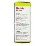 モキシフロキサシン（ベガモックスジェネリック）, Moxicip, 0.5% 5ML 点眼液 (Cipla) 成分