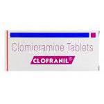 クロフラニル Clofranil, アナフラニル ジェネリック, クロミプラミン  25mg, 錠, 箱