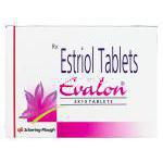 エバロン Evalon, エストリオール Estriol 1mg 錠 (Shering-Plough)