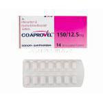 CoAprovel、ジェネリックアバライド、イルベサルタン150mg/ヒドロクロロチアジド12.5mg