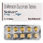 ソリフェナシン（ベシケアジェネリック）, ソリテン Soliten,  10mg 錠 (Ranbaxy)