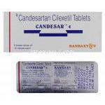 カンデサール Candesar (ブロプレス ジェネリック) カンデサルタン 8mg 錠 (Ranbaxy)