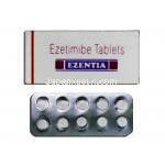 エゼチミブ(ゼチーアジェネリック), Ezentia, 10mg 錠 (Sun Pharma)