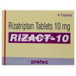 リザトリプタン, Rizact,  10mg 錠 (Protec) 箱