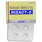 リザトリプタン, Rizact,  5mg 錠 (Protec)