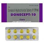 ドネペジル(アリセプトジェネリック), Donecept, 10mg 錠 (Protec/Cipla)