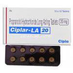 プロプラノロール （インデラル ジェネリック）, Ciplar-LA 20MG 錠 (Cipla)