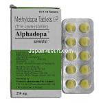 アルファドパ250 Alphadopa 250, アルドメッド ジェネリック, メチルドパ, 250mg, 錠