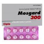 モスガード Mosgard, 硫酸キニーネ, 300mg 錠 (Cipla)