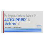 メチルプレドニゾロン（メドロールジェネリック）, Acto-Pred, 4mg 錠 (Ferring) 箱