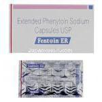 フェニトイン  (ヒダントールジェネリック） 100 mg Fentoin ER 100 (Sun pharma)