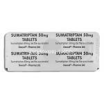 スマトリプタン, スマトリプタン 50mg 錠 (Dexcel) 包装裏面