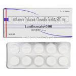 ランゾネート Lanthonate, ホスレノール ジェネリック, 炭酸ランタン 500mg 錠 (Micro Labs)